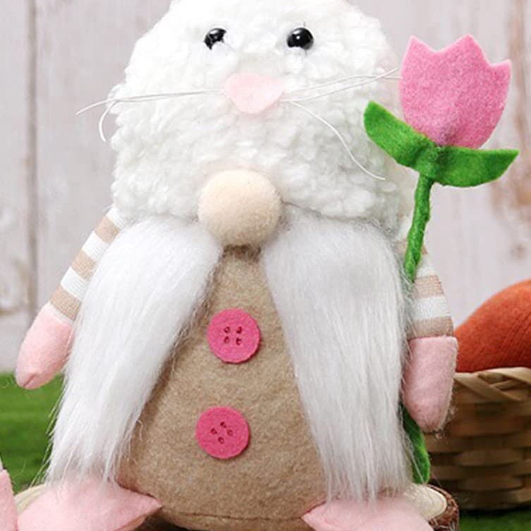 Transfronterizo nueva muñeca de Pascua conejo de peluche decoración de escritorio accesorios de ventana decoraciones navideñas