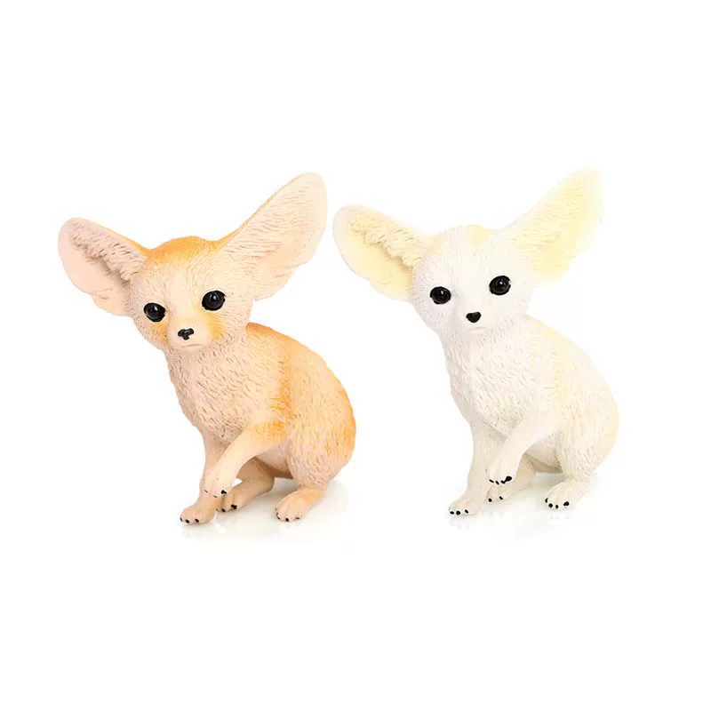Animal model, plastic mold, children's cognitive toy, fox, plastic model