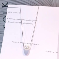 純銀の真珠のネックレスの女性の路通の天然の淡水の鎖のs 925貝の玉のペンダントの夏の贈り物は女性に送ります。
