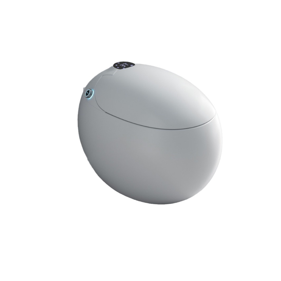 Aseo inteligente automático integrado hogar Baño sifón inducción huevo inodoro con tanque de agua