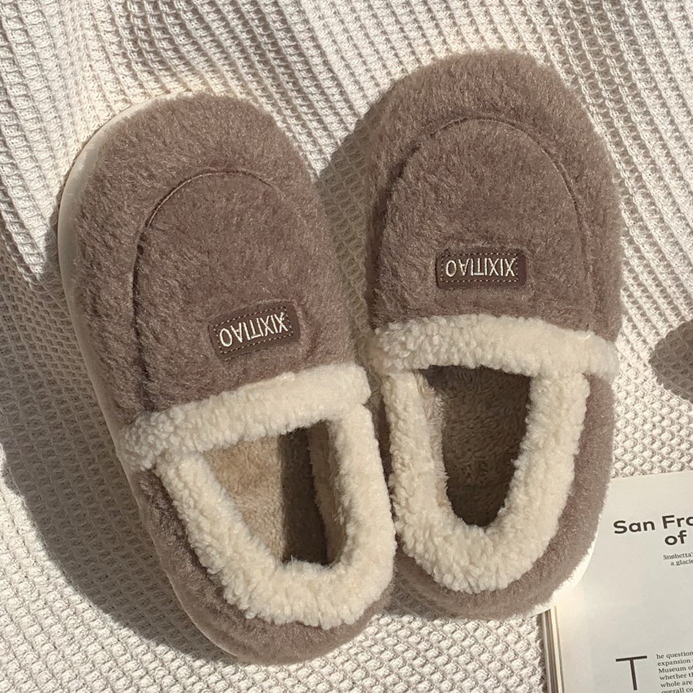 Men's winter fashionable non-slip comfortable footwear for pregnant