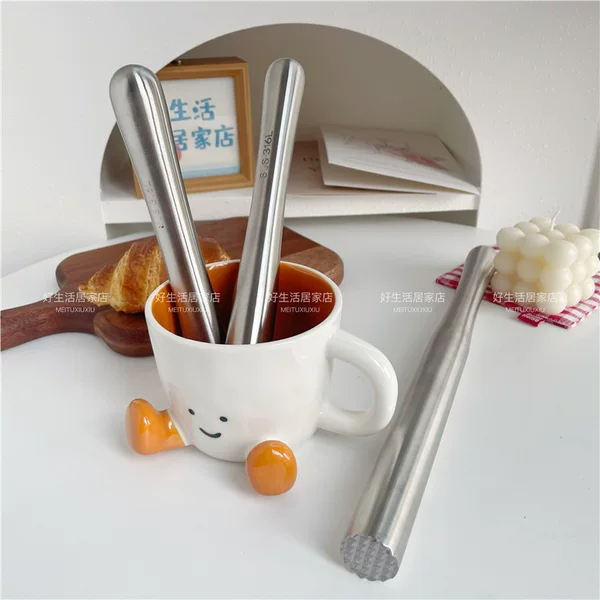 304 stainless steel mashing stick ice hammer fruit juice stick beating hand lemon tea tool juice stick special