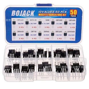 50Pcs To-220 Series Mos Tube Irfz44N Irf510N Irf540N Irf3205