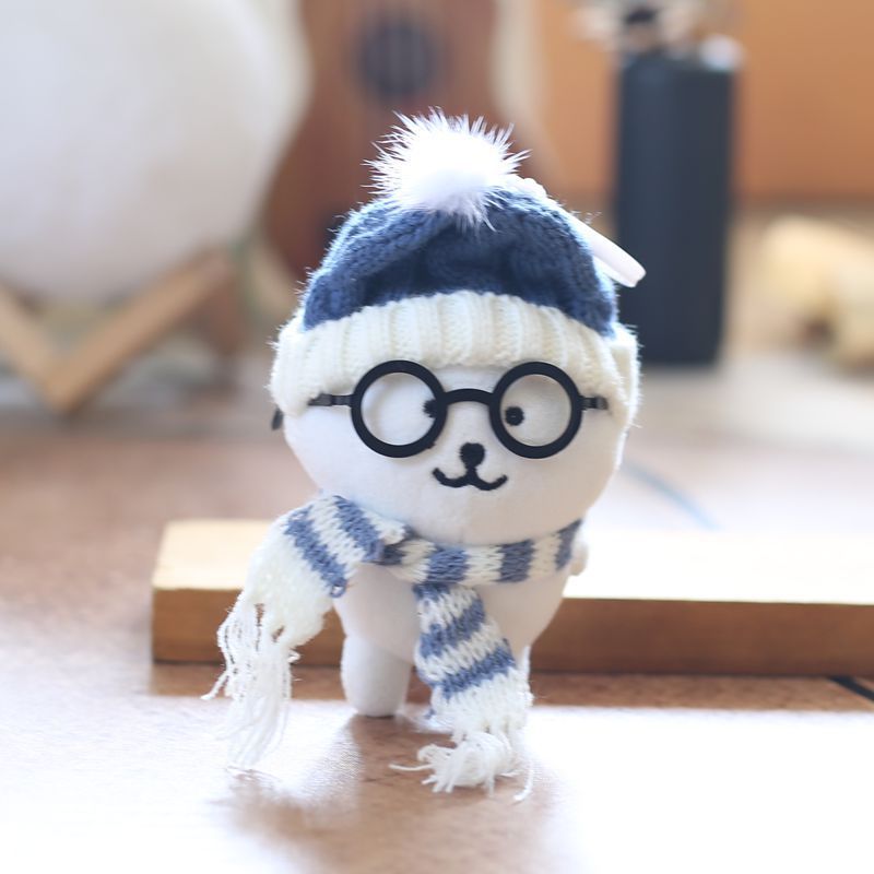 インターネット有名人かわいいスカーフ自己嘲笑クマペンダントぬいぐるみ漫画バッグペンダントキーホルダー人形|undefined