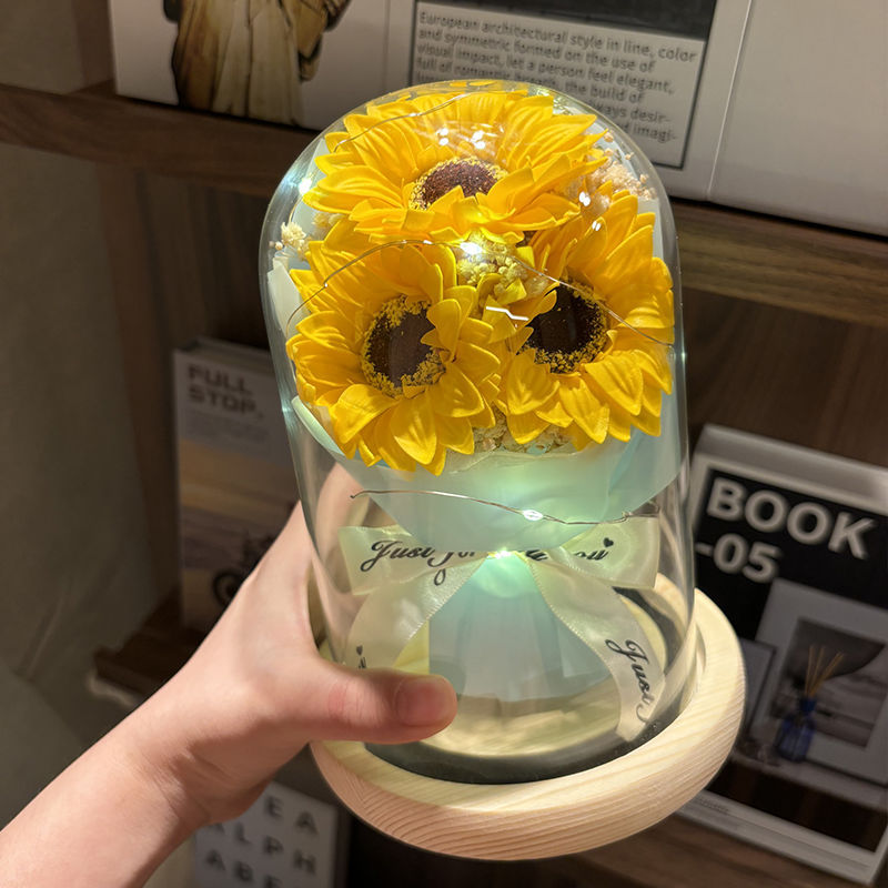 [핫셀 추천] 추이양 - 해바라기 3개 - 선물가방 + 축하카드 + 배터리 [완제품 배송]