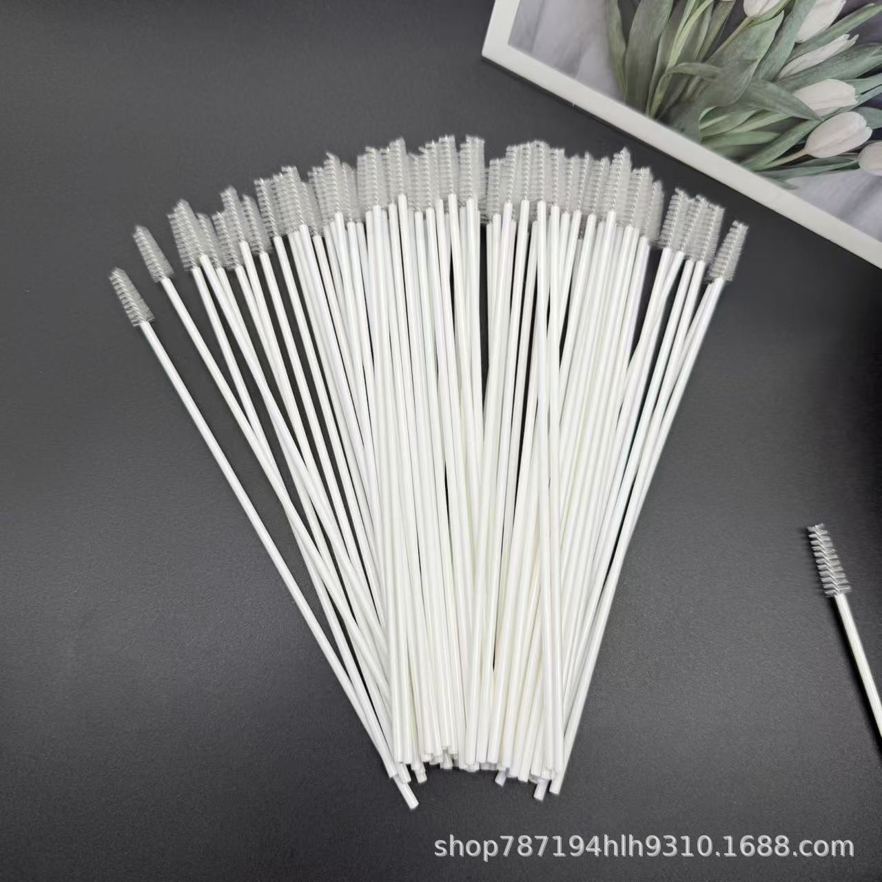 现货供应120/170奶瓶吸管刷尼龙不锈钢毛刷婴儿水杯吸管清洁神器
