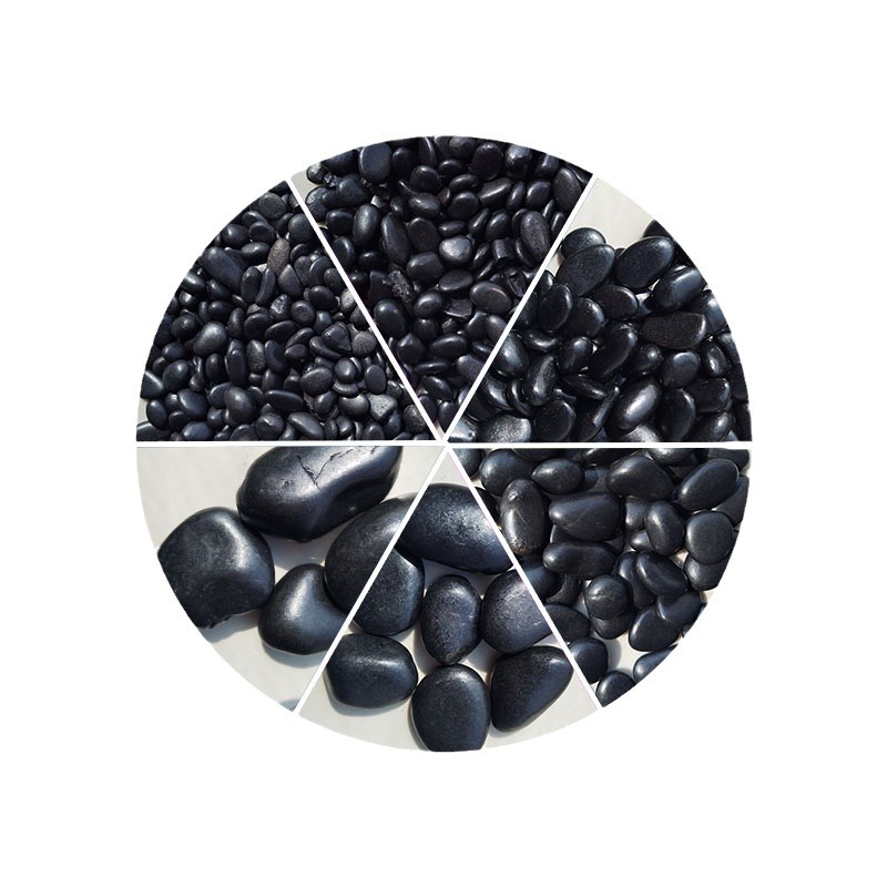 Камень декоративный черный 1-2см