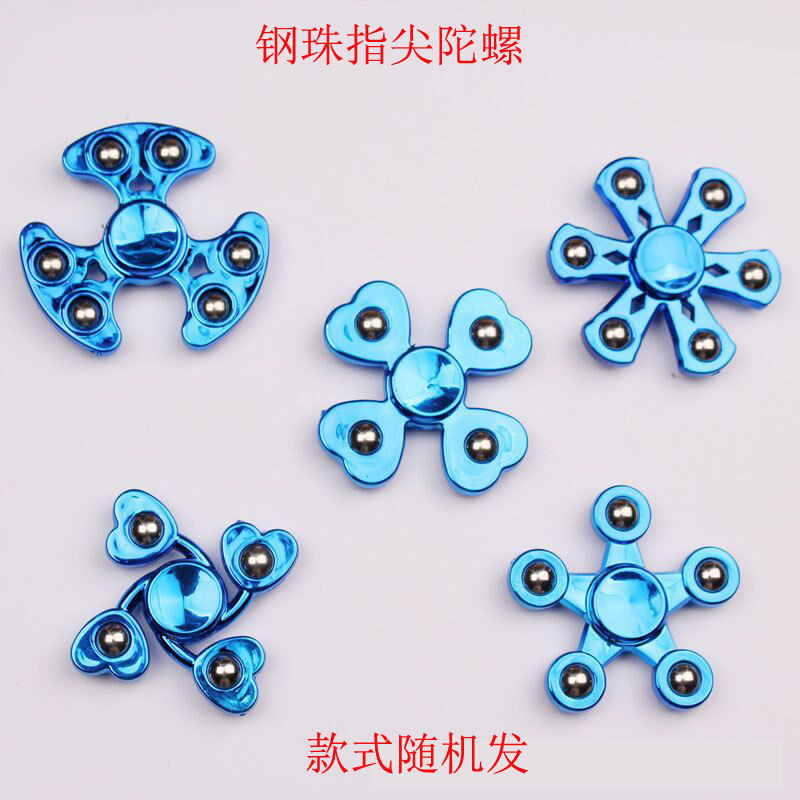 Top de punta de dedo de bola de acero pequeña (caja de regalo de plástico emitida al azar)