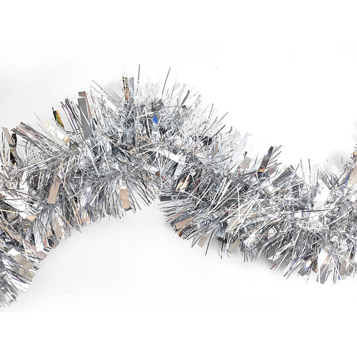 Manufacturer wholesale 11cm Christmas decoration supplies wedding celebration decoration double layer foam silk color strips top foam silk color strips