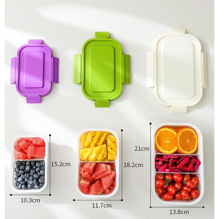 Las loncheras para estudiantes de primaria se pueden usar en hornos microondas de alto valor, los trabajadores de oficina traen comidas, cajas bento, cajas de frutas con tapa