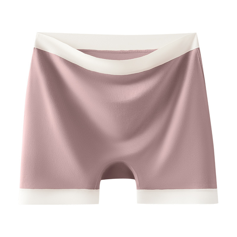 Bóxer Pantalones de seguridad de verano delgados antibacterianos de algodón puro para mujer Dos en uno Pantalones bóxer sin costuras para mujer de cuatro esquinas