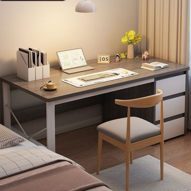 Computer Desk Desktop Bedroom Home Desk Student Study Desk with Drawers Writing Desk Rental House Simple Office Desk Computer Desk Desktop Bedroom Home Desk Student Study Desk with Drawers Writing Desk Rental House Simple Office Desk