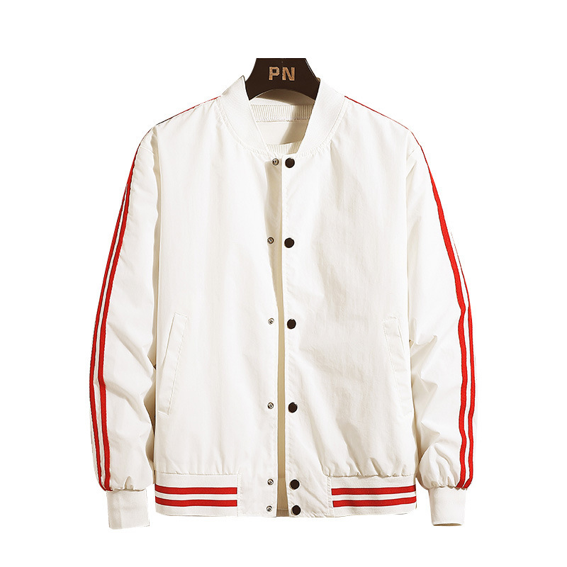 Giacca uomo autunno stile baseball casual con collo alla coreana_voghion.com