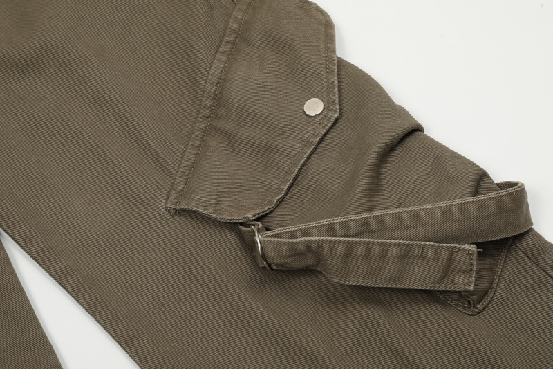 Men's Clothing Street Retro Washed Loose Tooling Jeans Men's Trendy Fashion Street Niche Design Sense Casual Pants_voghion.com