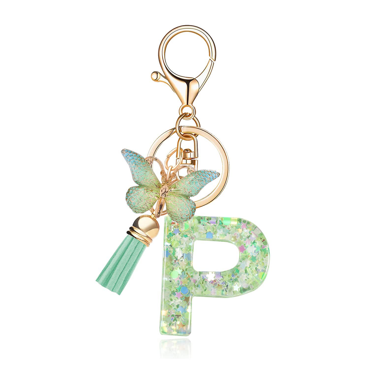 SKU-83-Green Butterfly Letter
