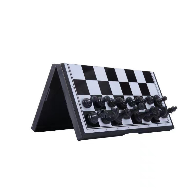 Cross-Border Chess Magnet with Chessboard for Children Entry-Level Plastic Extra Large Magnetic Portable Educational Foldable