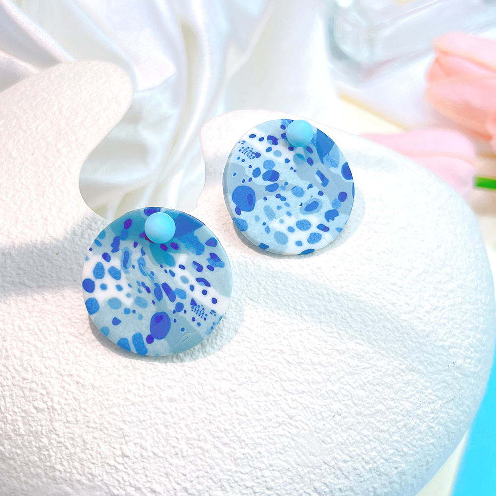 Fashion Spot soft clay Stoving Varnish Womenu0027S Ear Studs 1 Pair