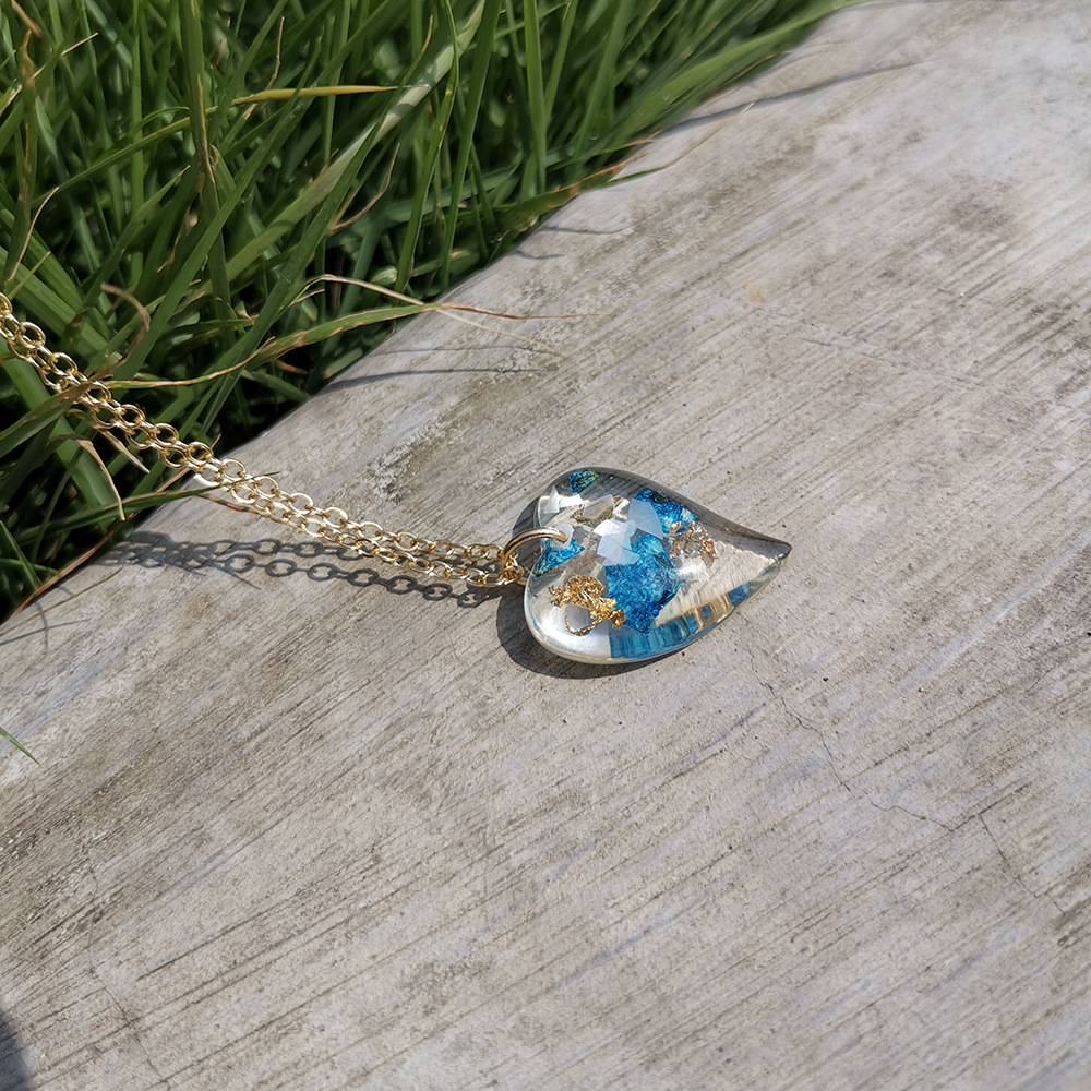 geometric pendant resin fashion necklace wholesale jewelry Nihaojewelry