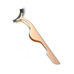 Stainless steel eyelash curler false eyelash assistant novice beginner eyebrow clip anti-shake tweezers makeup makeup tools