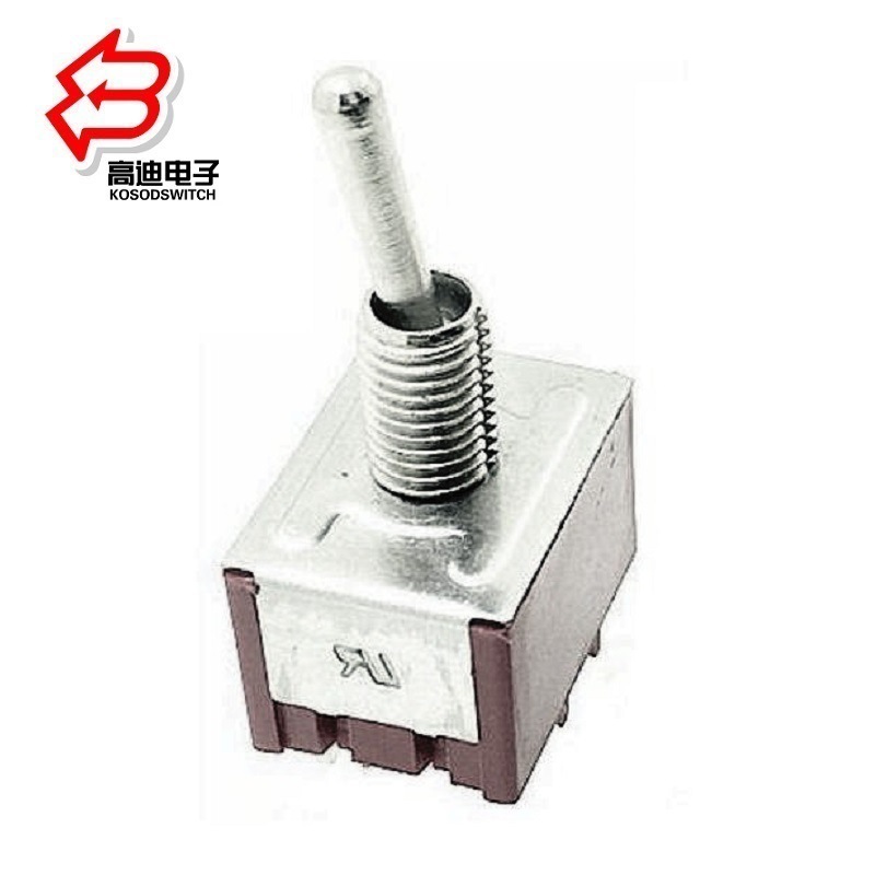 摇摆开关两档9脚三组  2档钮子开关三路9脚  两档摇臂开关3组3路