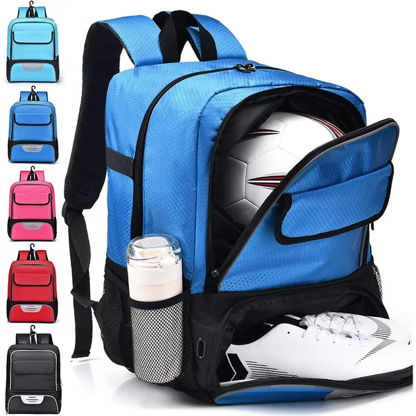 Guangzhou Source Factory Cross-border Explosions Youth Students Outdoor School Sports Basketball Backpack Basketball Backpack