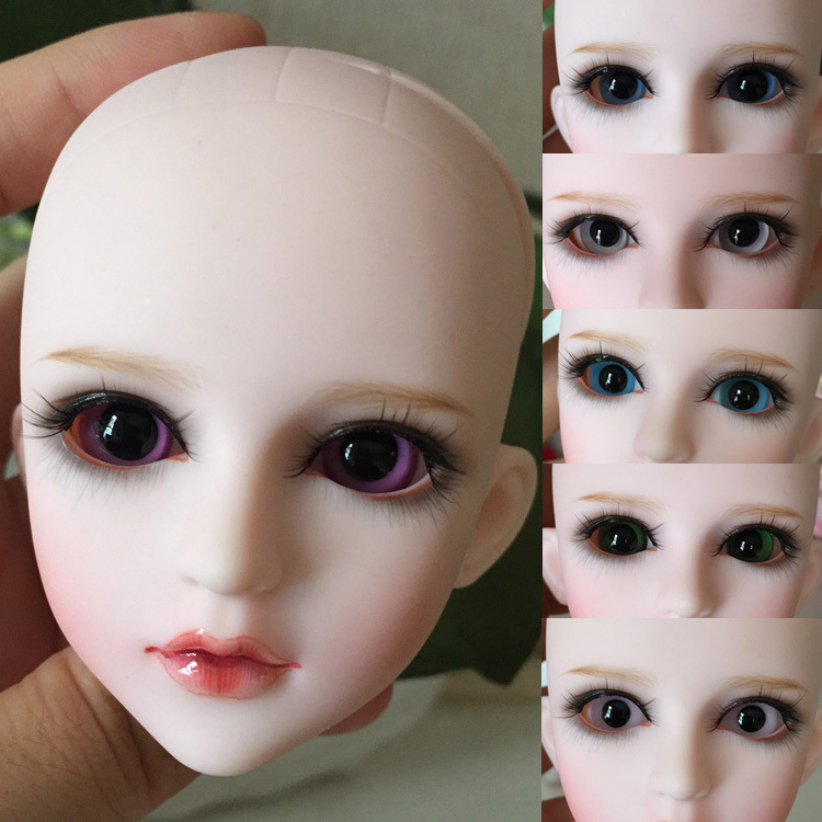 3分 4分 心怡娃娃眼珠 doll 玻璃眼 叶萝莉bjd sd人偶 3D眼 14mm