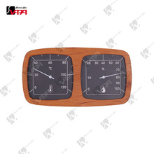 桑拿配件赤杨双表木制+铝板温湿度计 桑拿附件干蒸房桑拿配件