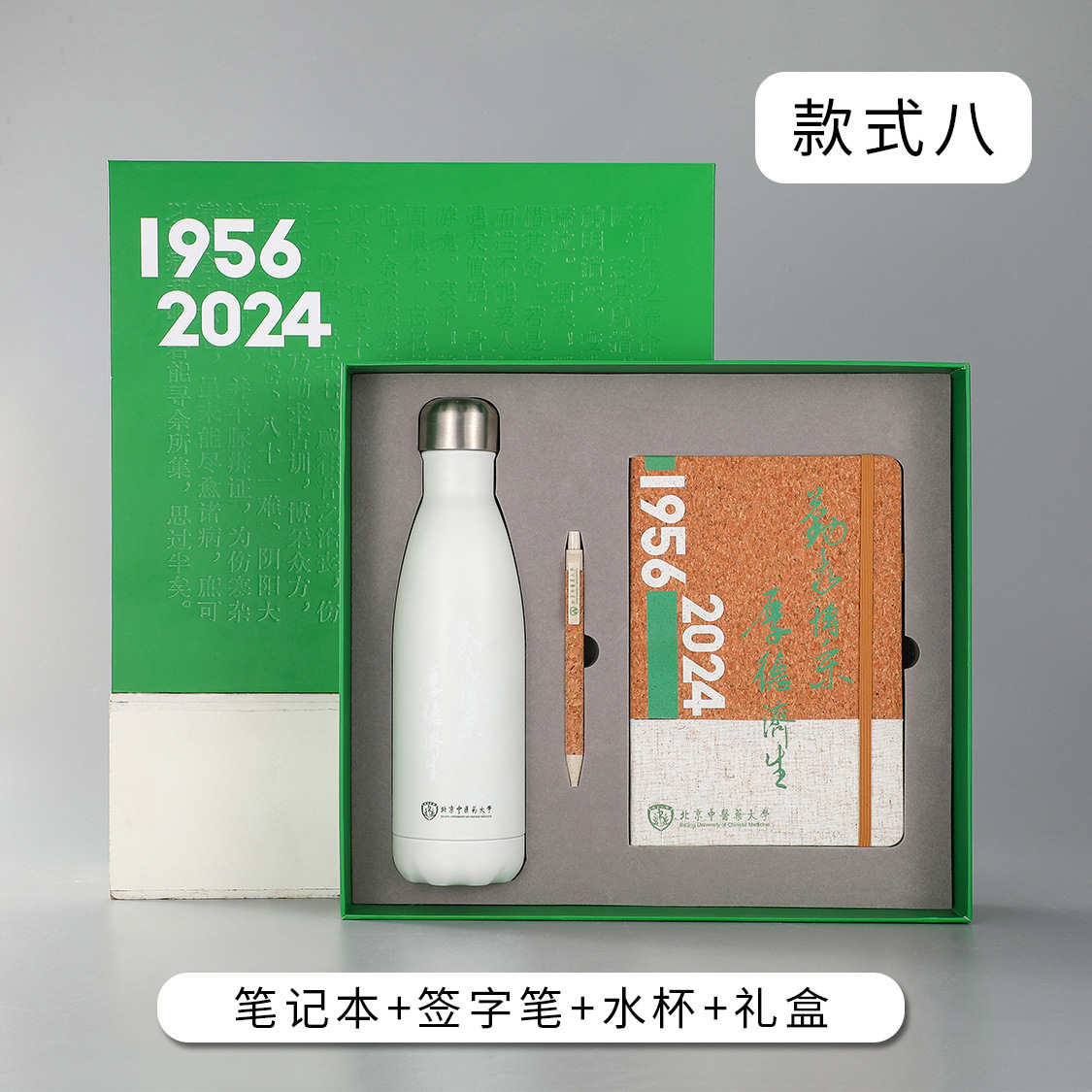 Caja de regalo de tres piezas con taza de calor (no fotografiar)