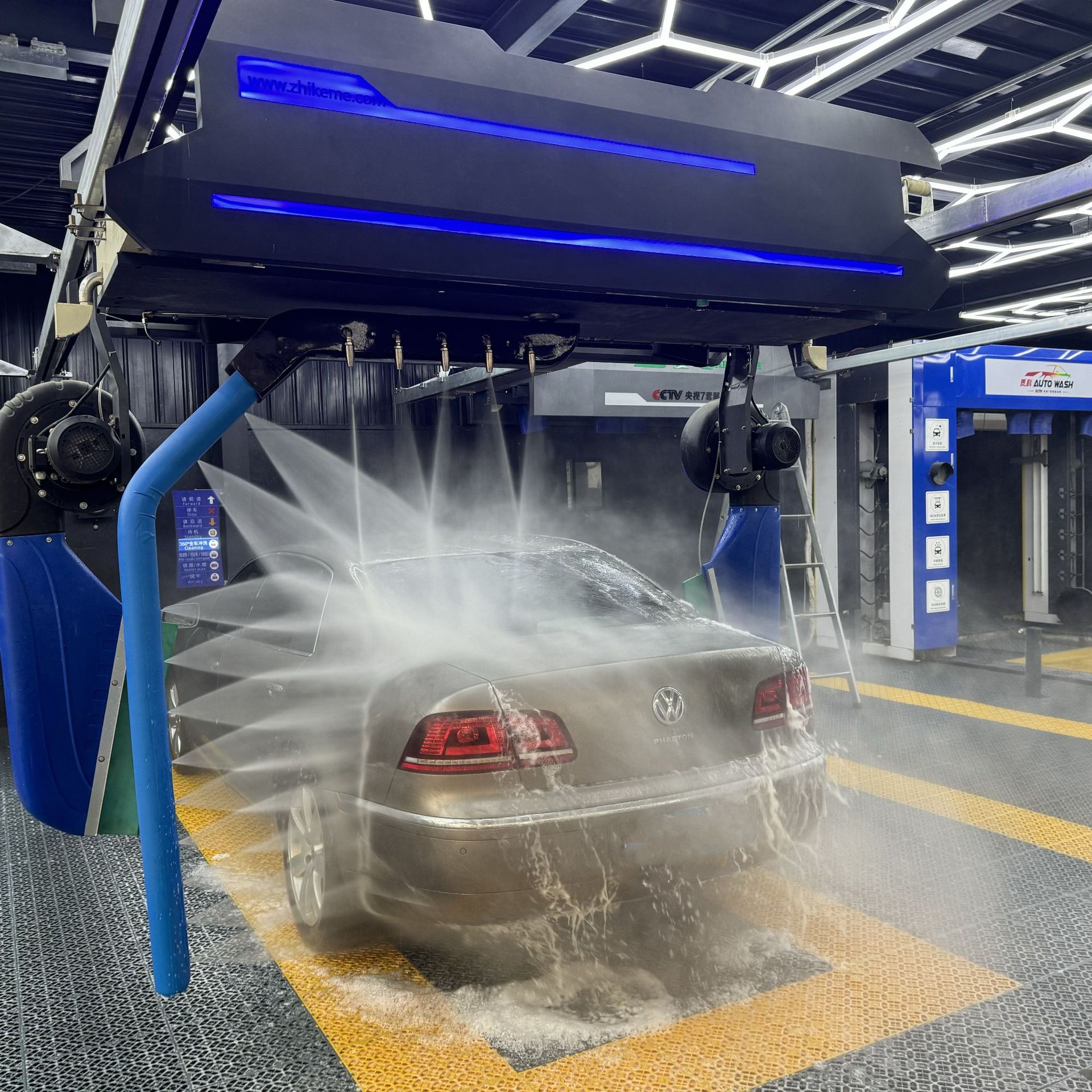 Customized Computer Car Washing Machine, Fully Automatic, Contactless, Large-Scale, Unmanned, Self-Service, Commercial, Intelligent Car Washing and Care All-In-One