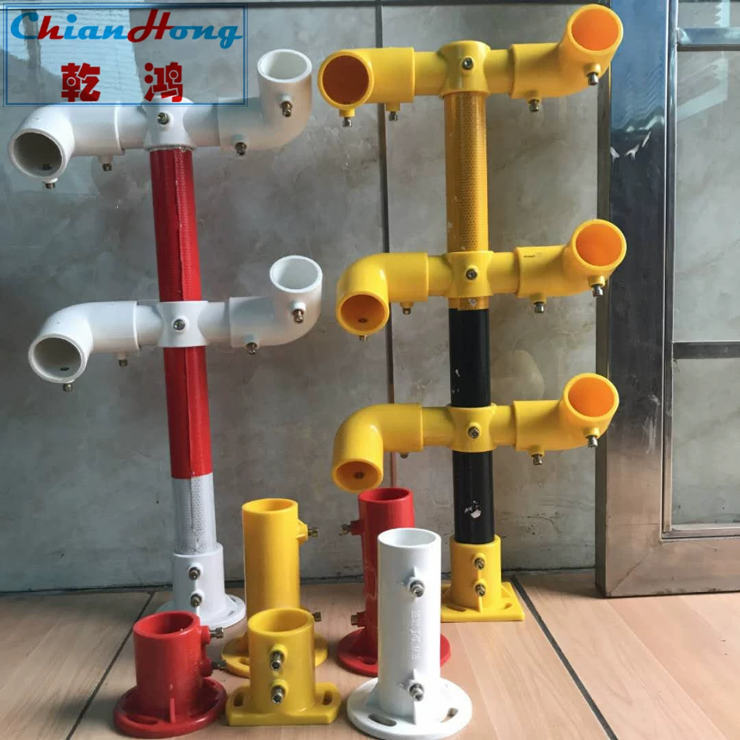 Стойка для труб, забор, яма, отверстие, лестница, защитный соединитель, соединитель для защиты кромок, пластиковый крепеж для стальной трубы 48