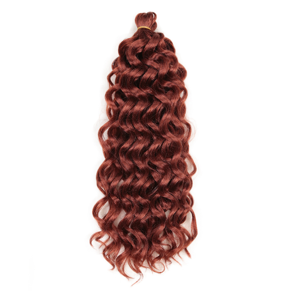 Hawaii roll HAWALL CURL peluca blanca ganchillo pelo África sucia trenza 24inch120g al por mayor