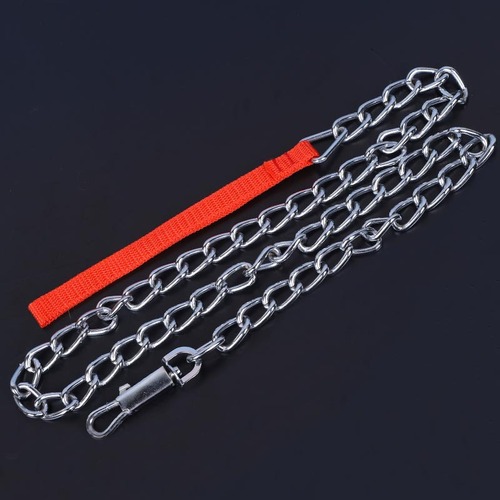 Manufacturer wholesale Pipitao chrome-plated iron chain leash bite-resistant chrome-plated process P chain dog leash