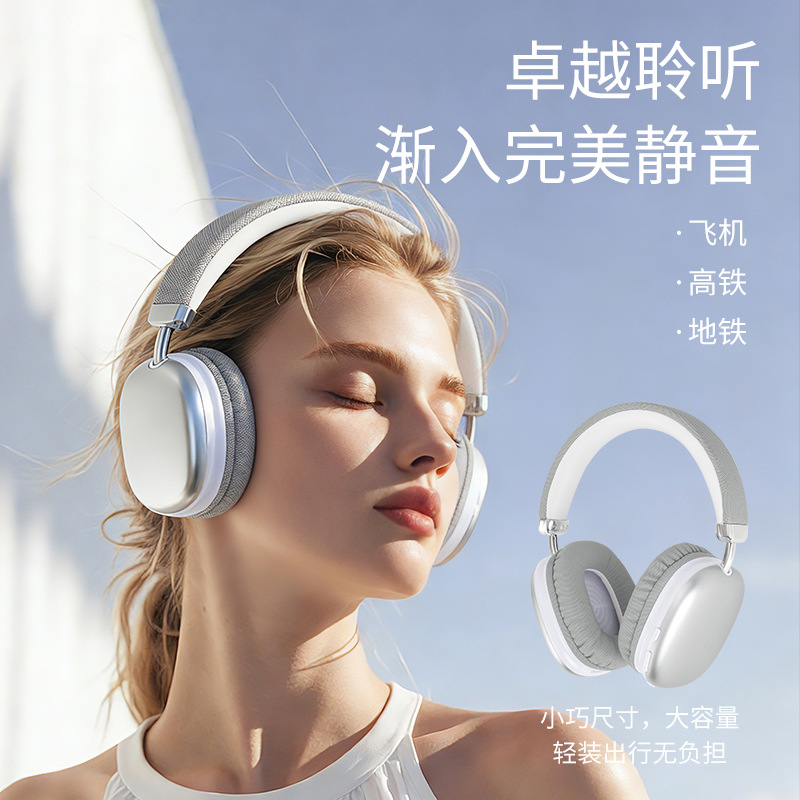Auriculares estéreo inalámbricos Bluetooth Huaqiangbei en stock, auriculares universales supraaurales para teléfonos móviles, venta al por mayor de fábrica, transfronterizo.