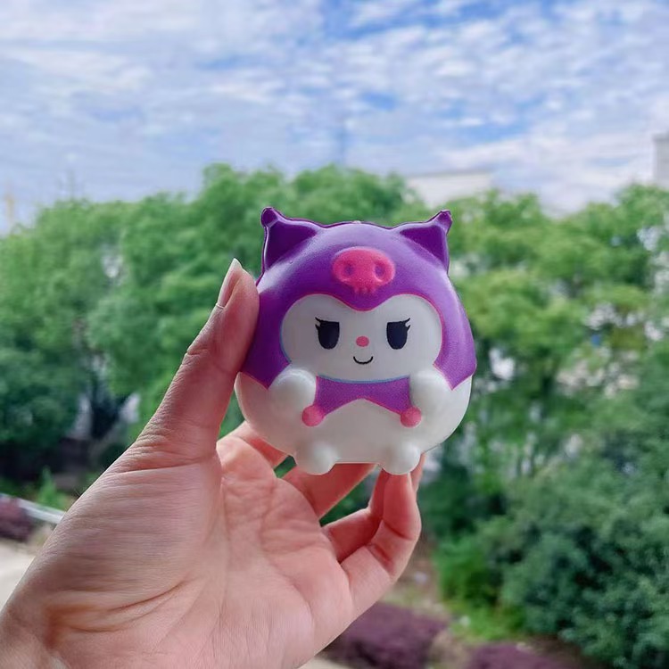 보라색 쌀 핀치 메쉬 백 1개