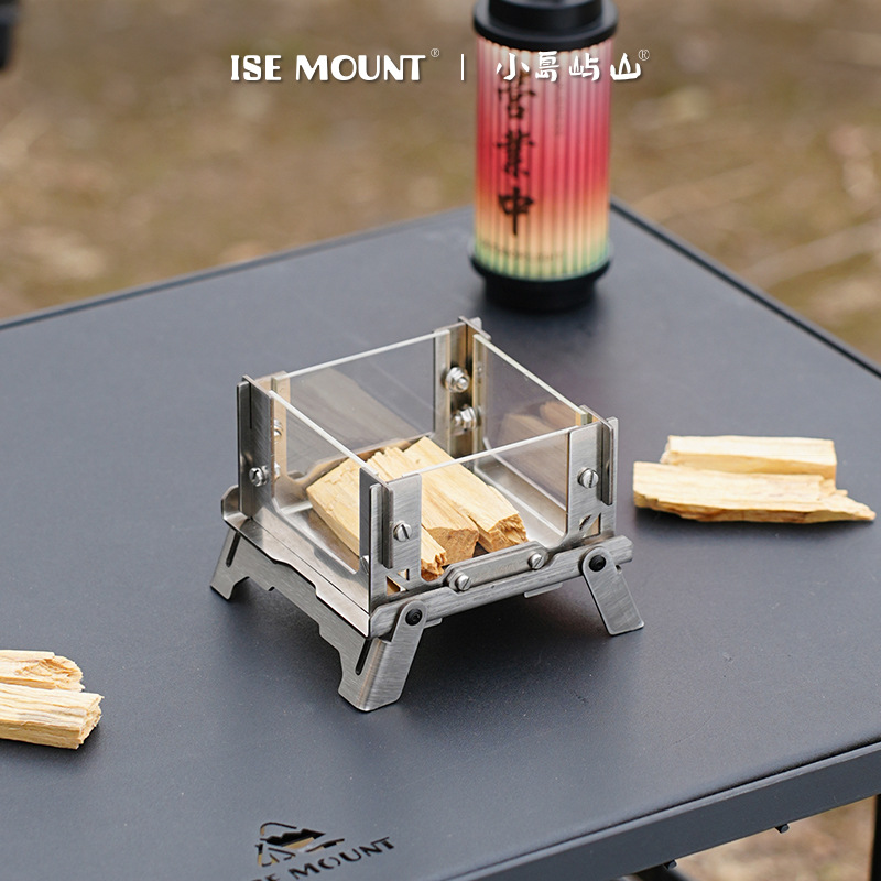 Outdoor Mini Oven Desktop Fire Viewing Table Wood Stove Aromatherapy Stove Portable Camping Fire Table Mosquito Coil Stove