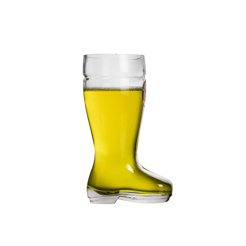 Zapatos de cristal Taza de cerveza grande creativo Alemán refinado pulpa cruda Internet celebridad parodia Personalidad resistente al calor taza de cerveza doméstica