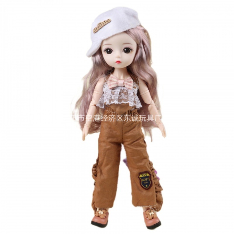 New 6 points bjd doll 30cm Barbie doll princess dress up girl house children's birthday gift