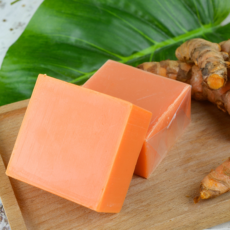 Hot selling small batch of ginger soap, essential oil soap, handmade soap processing, facial cleansing, bathing, ginger soap, English ginger soap