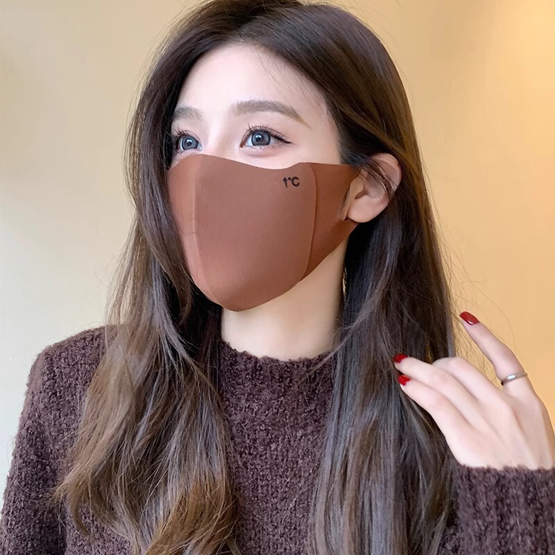 秋冬季美拉德高颜值保暖防风口罩冬季户外护眼角透气防护防寒口罩|undefined