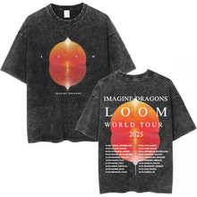 Imagine Dragons Band Loom World Tour 2025 Vintage Washed T S