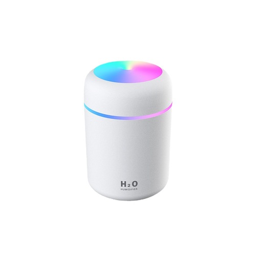 Cross-border colorful cup air humidifier, colorful creative usb plug-in light, small water replenishing car humidifier, customized