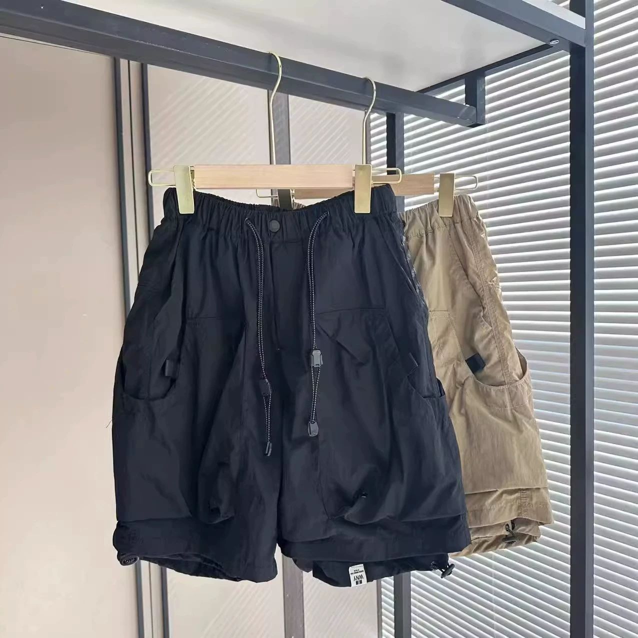 Workwear Functional Shorts Men's Summer 2024 New Fashionable Brand Loose Straight Pants Heavy Industry Fashionable Sports
