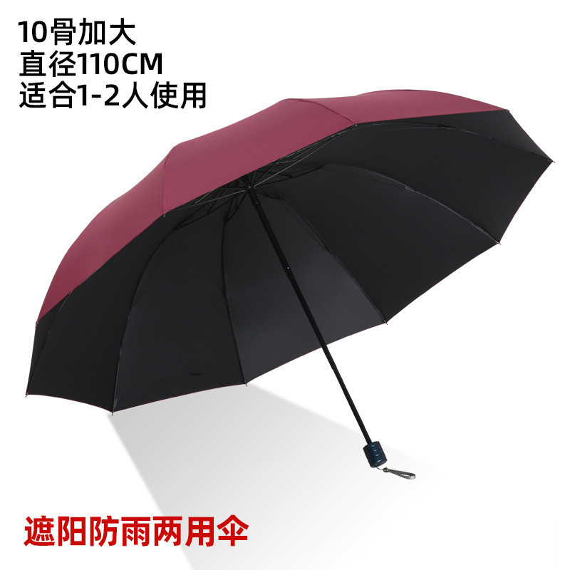 傘 手動拡大強化 晴雨兼用 女性用日よけ 卸売日傘 防雨日傘 ブラック接着剤増粘|undefined