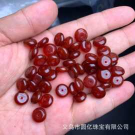 天然红玛瑙隔片隔珠散珠手链项链手工diy半成品串珠饰品配件批发