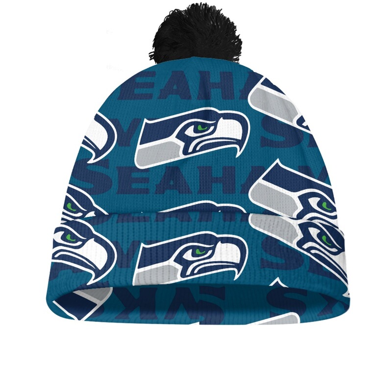 New Autumn and Winter Men's Knitted Hat with Seattle Seahawks Print, Suitable for Cycling, Available for Dropshipping New Autumn and Winter Men's Knitted Hat with Seattle Seahawks Print, Suitable for Cycling, Available for Dropshipping