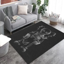 跨境代发潮牌系列现代简约水晶绒家用客厅卧室电竞房地毯沙发地毯