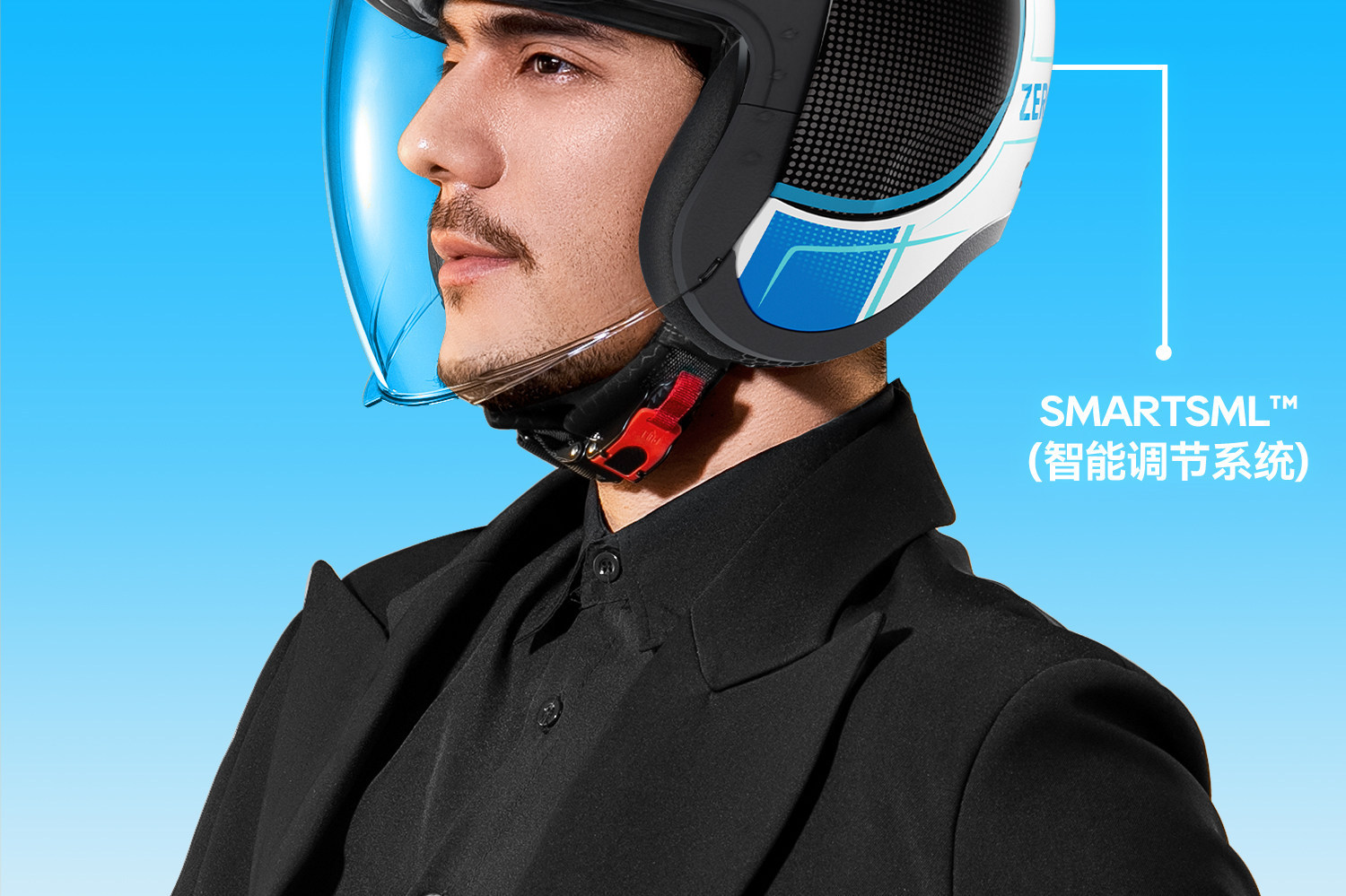 Two Little Bees Electric Motorcycle Helmet Men's 3C Certified Women's Four Seasons Constant Temperature Corporate Procurement Gift