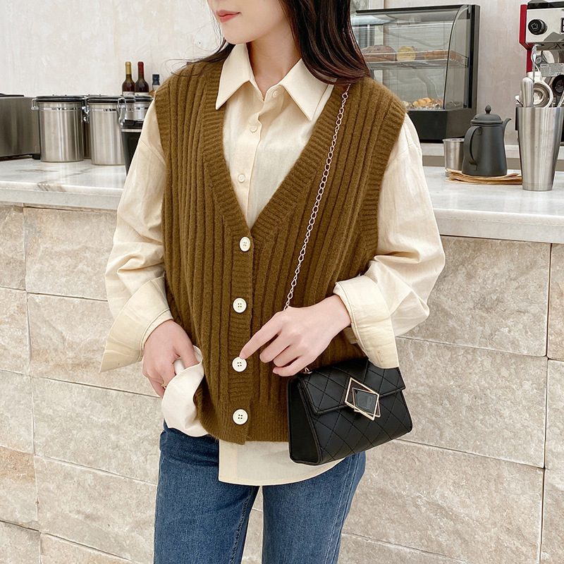 Bolso de cadena de las mujeres de alto sentido 2022 nuevo nicho versátil PU bolso de las mujeres Comercio exterior e-commerce generación bolsa de pelo rombo pequeño bolso cuadrado