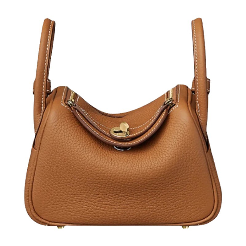 Bolso bandolera para mujer, mini bolso Lindy, mini bolso doctor, bolso de hombro de cuero, bolso de mano de cuero genuino.