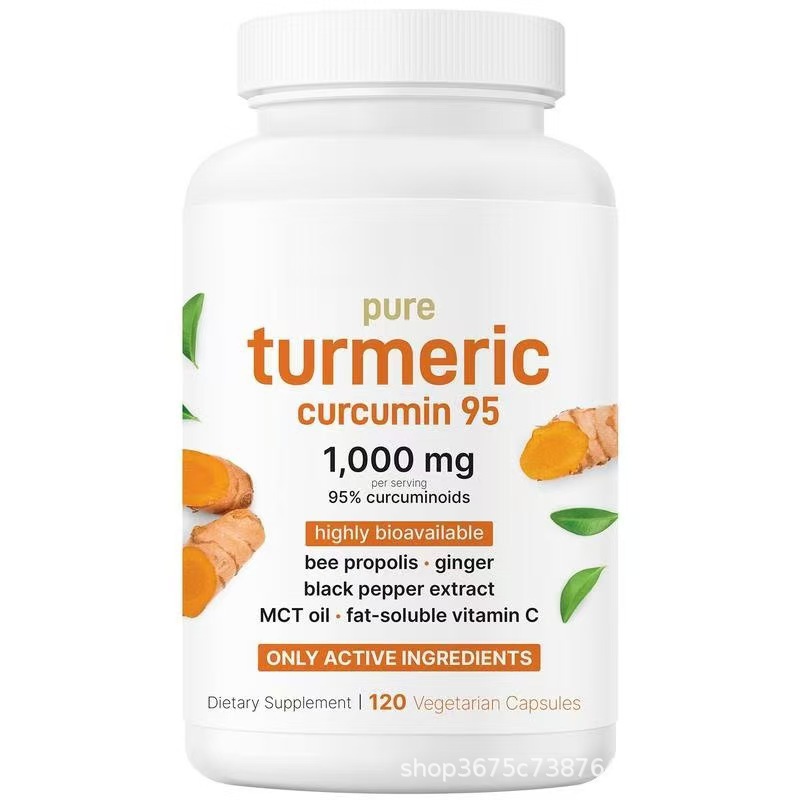 Spot Cross-Border Tk Amazon Best-Selling Turmeric Curcumin Capsule Health Care Product Curcumin Capsule Oem